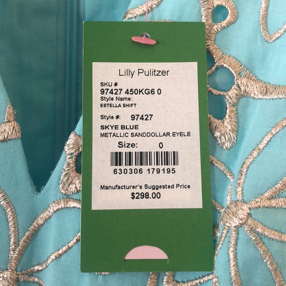 Lilly Pulitzer Estella Shift NWT - Picture 6 of 6